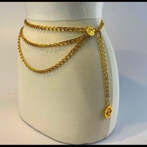 Vintage Chanel Gold Chain belt
